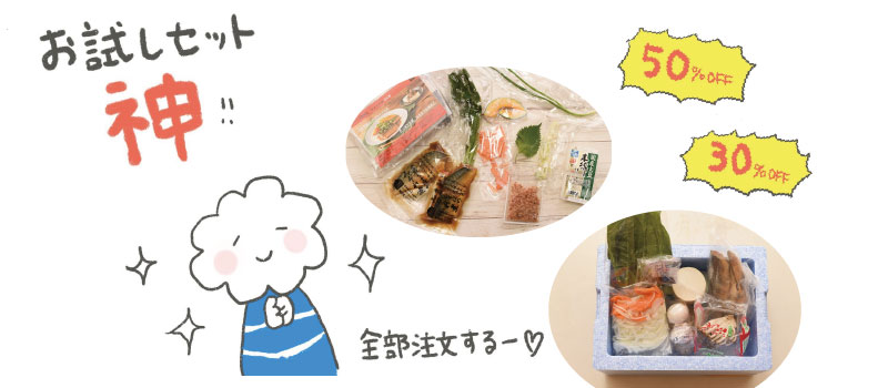 食材宅配お試し